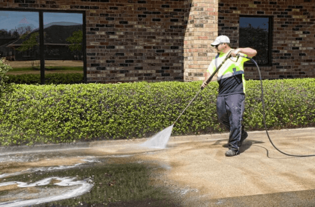commercial concrete cleaning in charleston